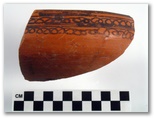 AZC 153 - Black-on-Orange Variant C - Bowl